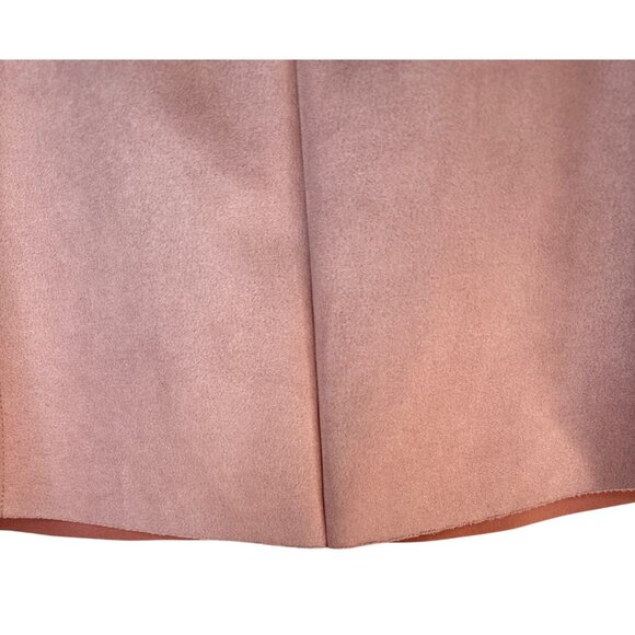 2/$30 ZARA Pink A-Line Mini XS Skirt With Belt Faux Suede - Picture 7 of 12